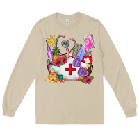 Mushroom nurse  summer Long Sleeve Tee - AdoDesignShop
