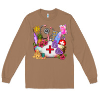 Toasted Coconut nurse  summer Long Sleeve Tee - AdoDesignShop
