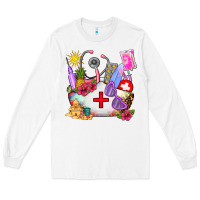 White nurse  summer Long Sleeve Tee - AdoDesignShop