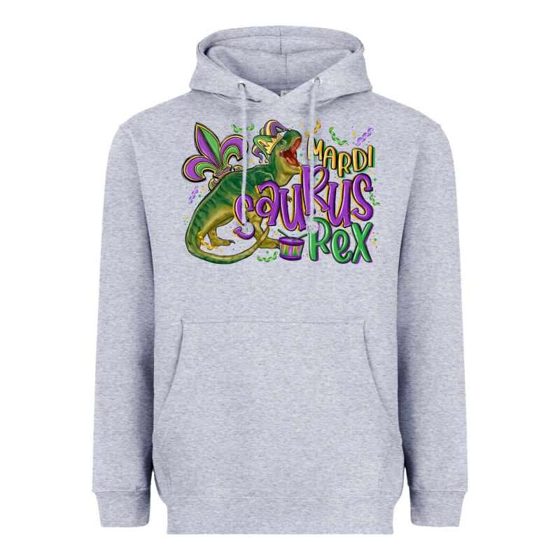 Mardi Saurus Rex Mardi Gras Heavyweight Hoodie by MaliasSmallBusiness | Teevron