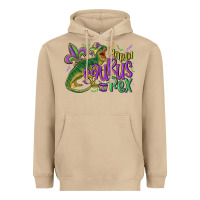 Mushroom mardi saurus rex mardi gras Heavyweight Hoodie - MaliasSmallBusiness