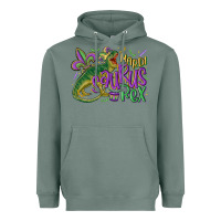 Sage mardi saurus rex mardi gras Heavyweight Hoodie - MaliasSmallBusiness
