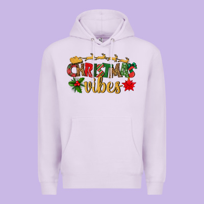 Christmas Vibes Premium Hoodie Designed By Bundleandbundleshop