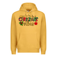 Mustard christmas vibes Premium Hoodie - BundleAndBundleShop