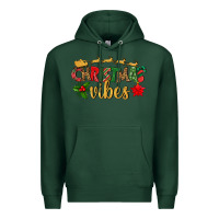 Sports Green christmas vibes Premium Hoodie - BundleAndBundleShop