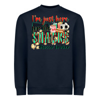 Navy i'm just here for the snacks #soccer  brother Heavyweight Sweatshirt - Zillion Design Studio