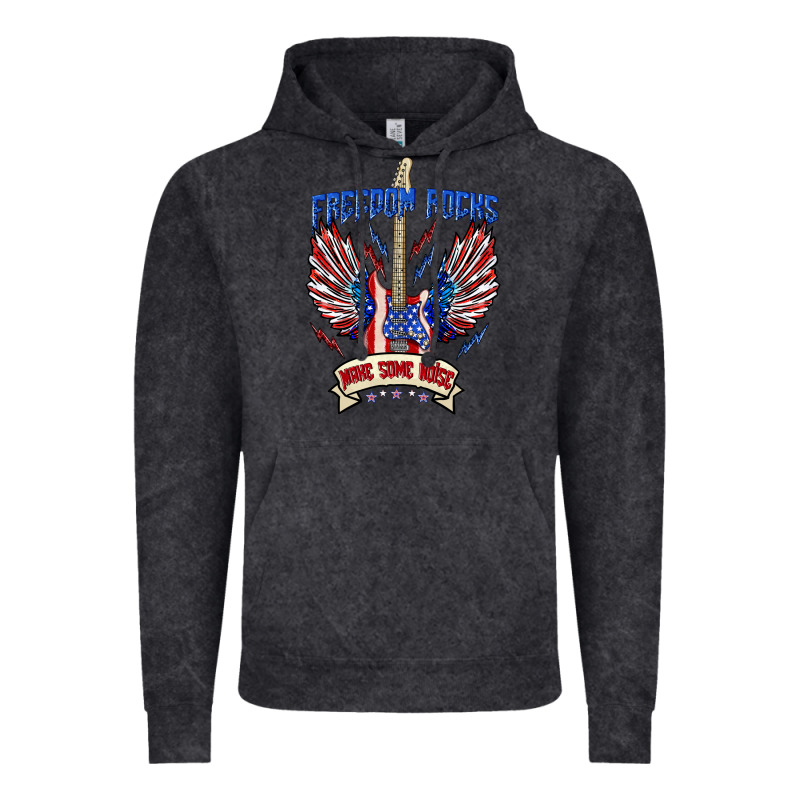 Freedom Rocks Make Some Noise Vintage Hoodie by texasbilliewilder | Teevron