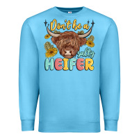 Ocean Blue dont be a salty heifer Premium Sweatshirt - MaliasSmallBusiness