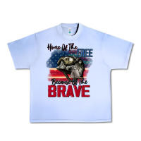 Grape Ice Home of the free because of the brave 4th of july Urban Heavy Tee - CowGirlArtShop