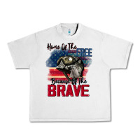 Lunar Rock Home of the free because of the brave 4th of july Urban Heavy Tee - CowGirlArtShop