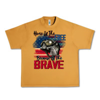 Peanut Butter Home of the free because of the brave 4th of july Urban Heavy Tee - CowGirlArtShop
