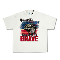 Pistachio Home of the free because of the brave 4th of july Urban Heavy Tee - CowGirlArtShop