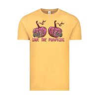 Vintage Mustard Save The Pumpkins Vintage Tee - texasbilliewilder