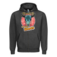 Charcoal Heather blame it all on my roots bull skull black Zipper Hoodie - JahusDesignShop
