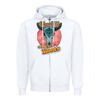 White blame it all on my roots bull skull black Zipper Hoodie - JahusDesignShop