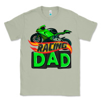 Matcha racing dad with racing motorcycle Classic Tee - AdoDesignShop