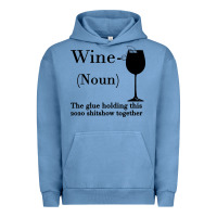 Pigment Pebble Blue Wine The glue holding this 2020 shitshow together Urban Hoodie - Bettercallsaul