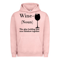 Pigment Salmon Wine The glue holding this 2020 shitshow together Urban Hoodie - Bettercallsaul