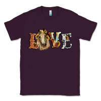 Plum love horse sunflower Classic Tee - RanaPortraitStore