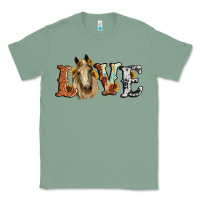 Sage love horse sunflower Classic Tee - RanaPortraitStore