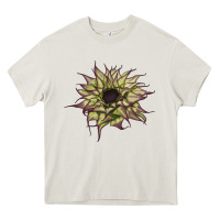 Cream sun   fill purple sunflower Heavy Core Tee - LillyAllenDesigns
