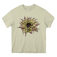 Mossy sun   fill purple sunflower Heavy Core Tee - LillyAllenDesigns