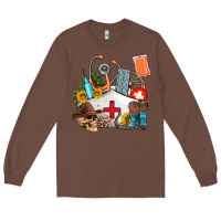 Chestnut nurse  summer Long Sleeve Tee - AdoDesignShop