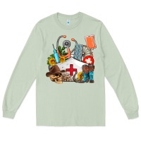 Matcha nurse  summer Long Sleeve Tee - AdoDesignShop