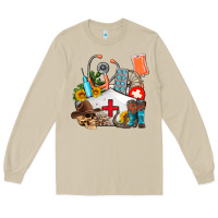 Mushroom nurse  summer Long Sleeve Tee - AdoDesignShop