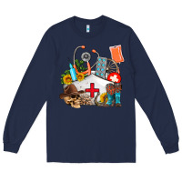 Navy nurse  summer Long Sleeve Tee - AdoDesignShop