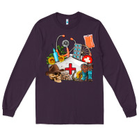 Plum nurse  summer Long Sleeve Tee - AdoDesignShop