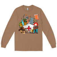 Toasted Coconut nurse  summer Long Sleeve Tee - AdoDesignShop