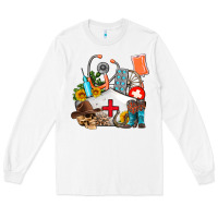 White nurse  summer Long Sleeve Tee - AdoDesignShop