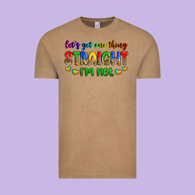 Let's Get One Thing Straight I'm Not Vintage Tee Designed By Zillion Design Studio
