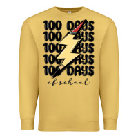 Antique Gold 100 days of school Premium Sweatshirt - MaliasSmallBusiness