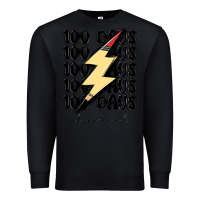 Black 100 days of school Premium Sweatshirt - MaliasSmallBusiness