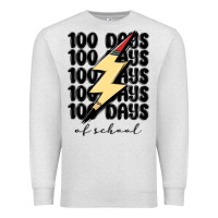 Oatmeal Heather 100 days of school Premium Sweatshirt - MaliasSmallBusiness