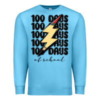 Ocean Blue 100 days of school Premium Sweatshirt - MaliasSmallBusiness
