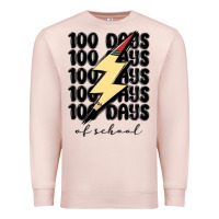 Pale Pink 100 days of school Premium Sweatshirt - MaliasSmallBusiness