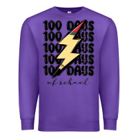 Purple 100 days of school Premium Sweatshirt - MaliasSmallBusiness