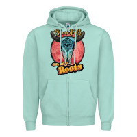 Blame It All On My Roots White Zipper Hoodie | Teevron