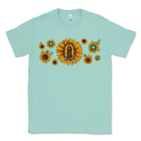 Seafoam sunflower lady of guadalupe Classic Tee - JahusDesignShop