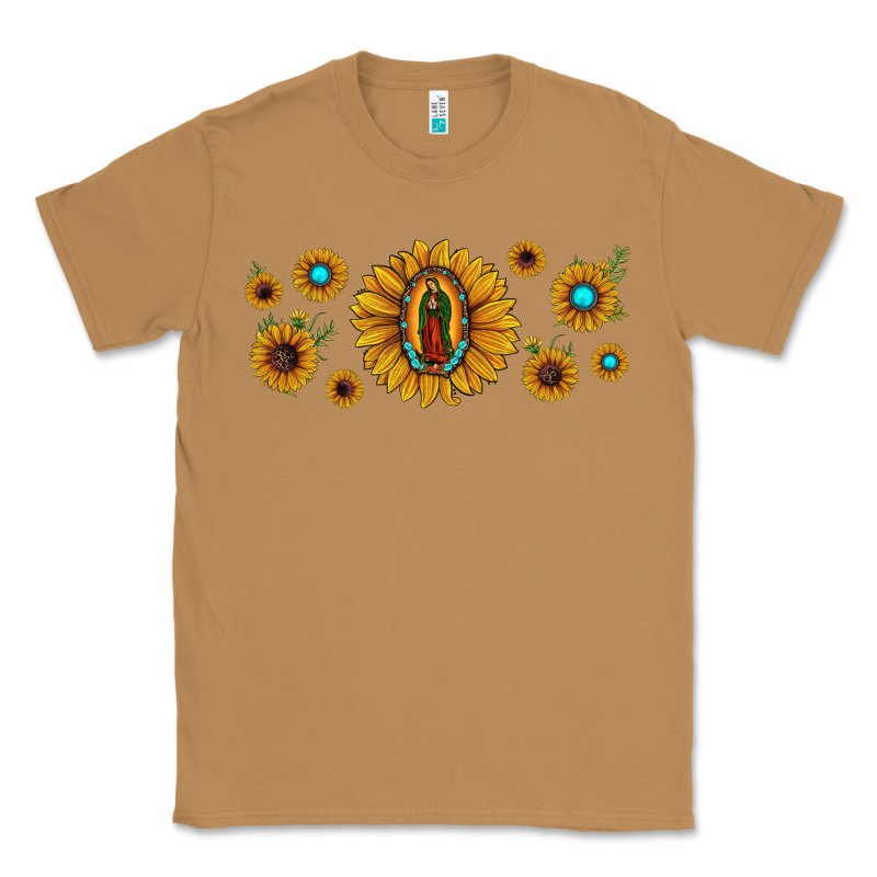 Sunflower Lady Of Guadalupe Classic Tee by JahusDesignShop | Teevron