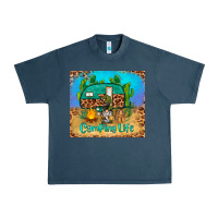 Midnight Navy camping life tumbler Urban Heavy Tee - BarkalooDesign