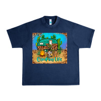 Navy camping life tumbler Urban Heavy Tee - BarkalooDesign