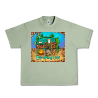 Oil Green camping life tumbler Urban Heavy Tee - BarkalooDesign