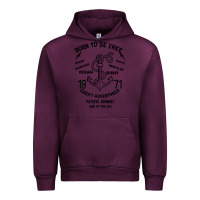 Mauve Wine Born To Be Free Sea Urban Hoodie - Bettercallsaul