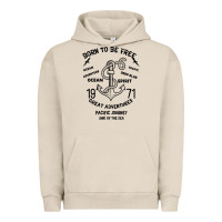 Pigment French Oak Born To Be Free Sea Urban Hoodie - Bettercallsaul