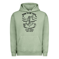 Pigment Oil Green Born To Be Free Sea Urban Hoodie - Bettercallsaul