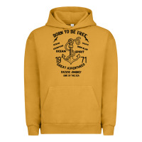 Pigment Peanut Butter Born To Be Free Sea Urban Hoodie - Bettercallsaul